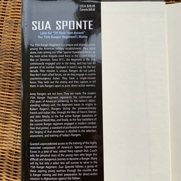 Dick Sponte Other Sua Sponte By Dick Couch Hardcover Poshmark